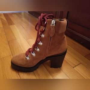 Rebecca Minkoff Maihlo Brown Suede Boots